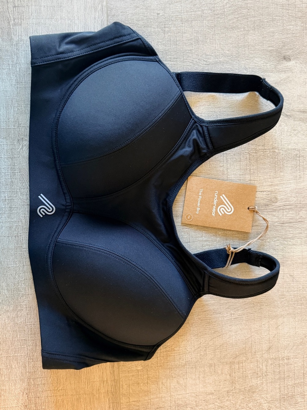 RUNDERWEAR Power Run Bra Black 34F